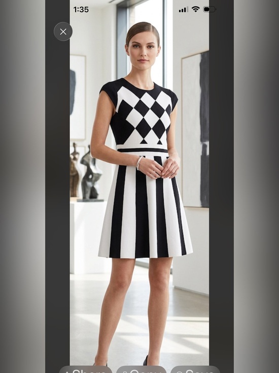 Karen Millen Dresses & Skirts - Karen Millen Black and White Mini Dress